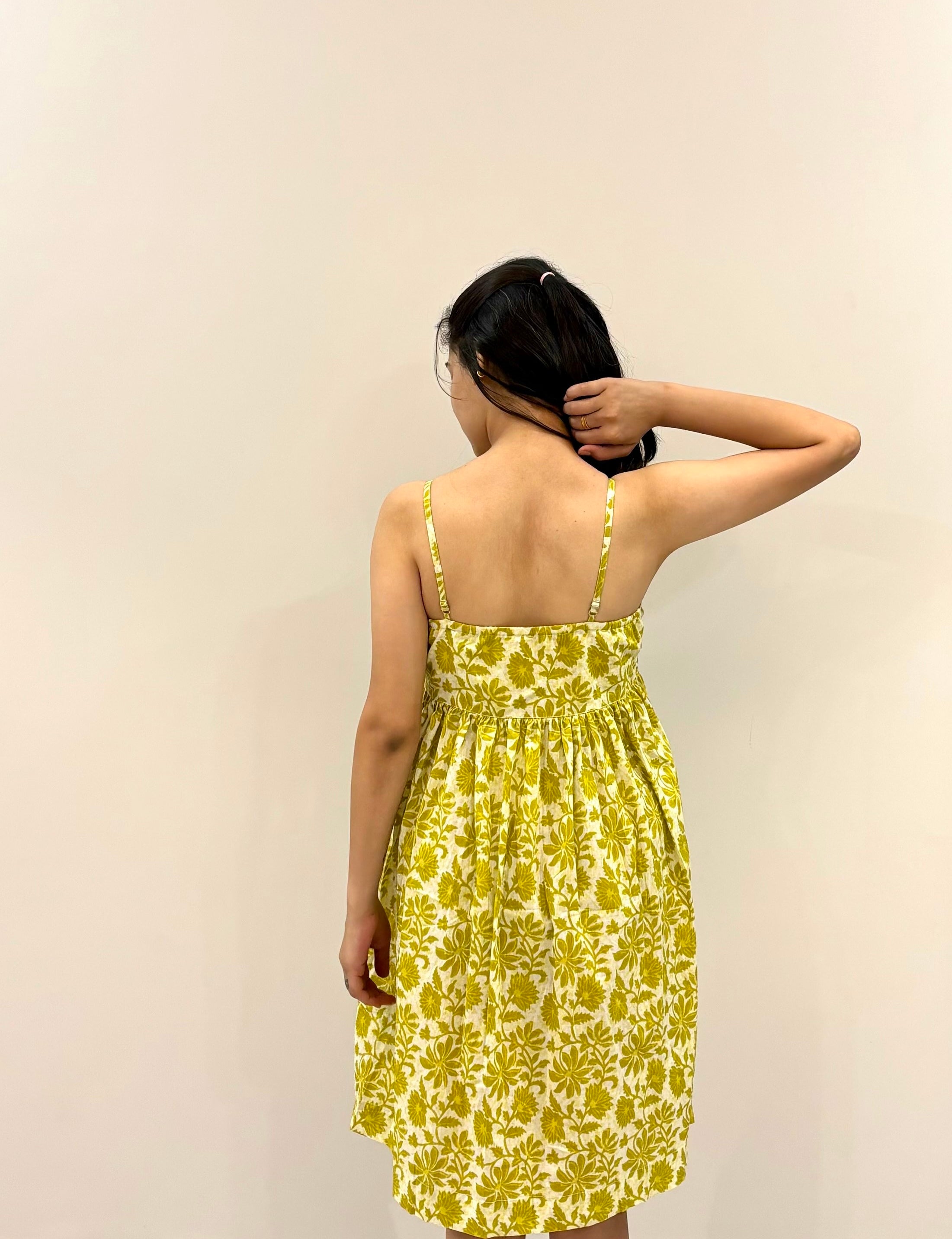 Poppy Dress - Lime
