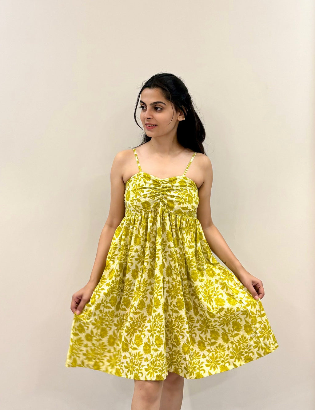 Poppy Dress - Lime