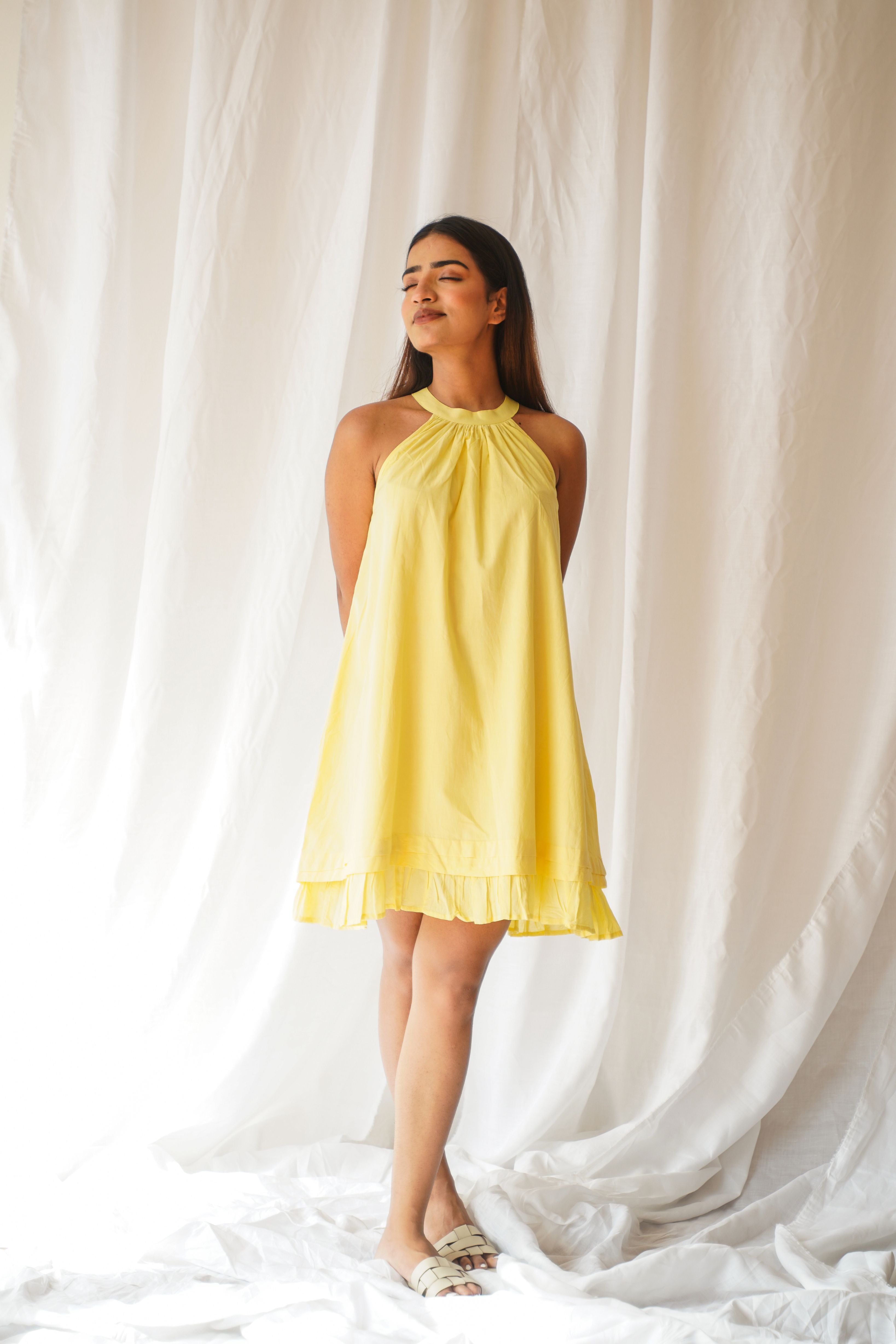Sunlit Meadow Mini Dress