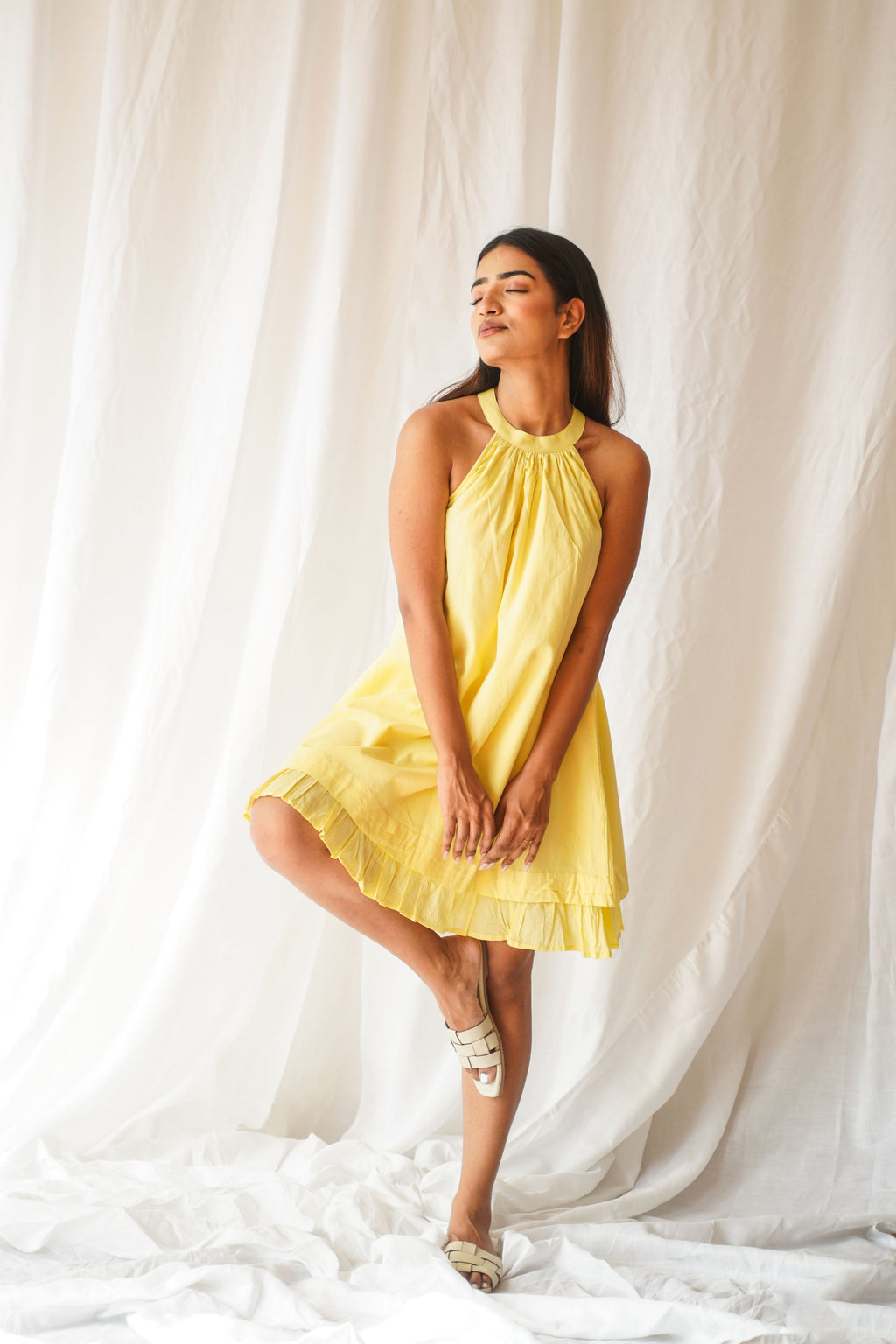 Sunlit Meadow Mini Dress